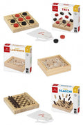 spellenset hout/karton blank 8-delig