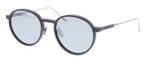 zonnebril DHS193 rond RVS cat. 3 zwart