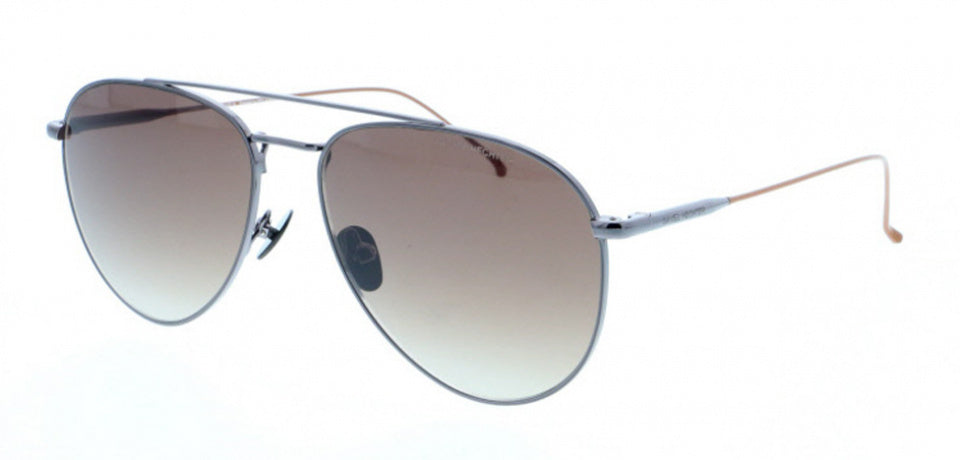 zonnebril DHS206 heren cat.3 piloot zilver/bruin