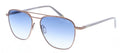 zonnebril DHS212 heren piloot RVS cat. 3 blauw