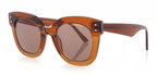 zonnebril DHS223 dames cat-eye cat. 3 bruin