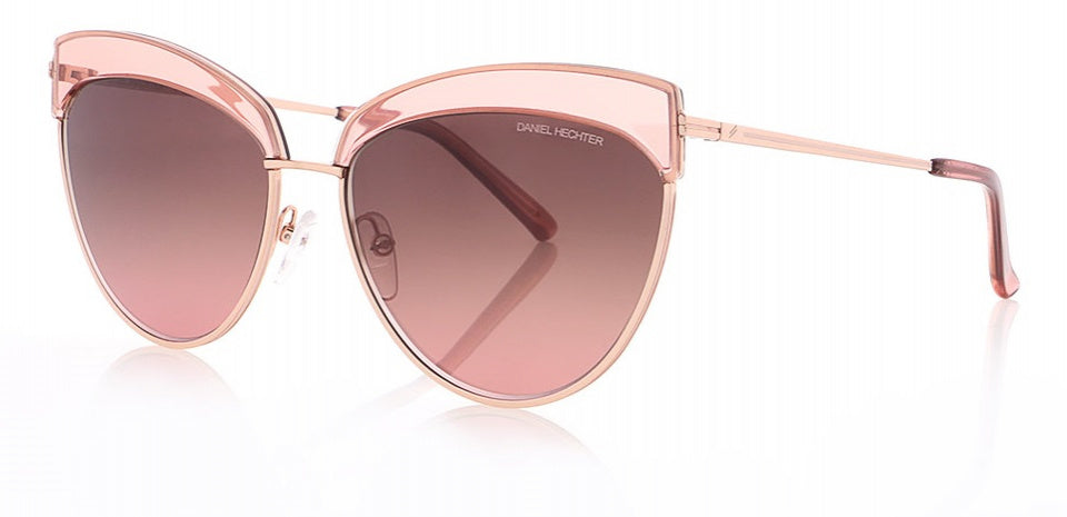 Daniel hechter Zonnebril DHS235 dames cat-eye RVS cat. 3 roze