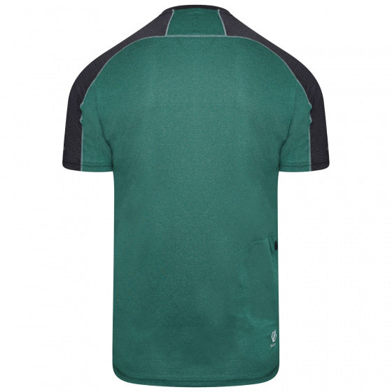 fietsshirt Aces II heren polyester groen maat XS