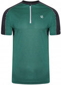 fietsshirt Aces II heren polyester groen maat XS