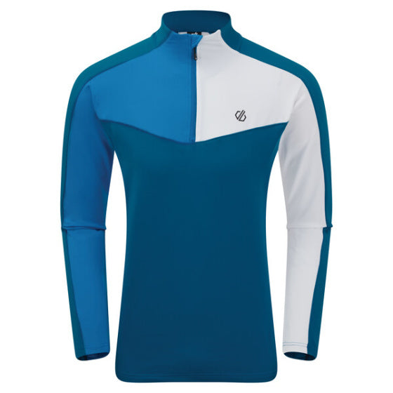Dare 2b Longsleeve Depose heren polyester blauw/wit maat L