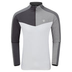 longsleeve Depose heren polyester grijs/wit maat M