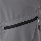 outdoorshort Tuned In II nylon/elastaan zilvergrijs mt 38