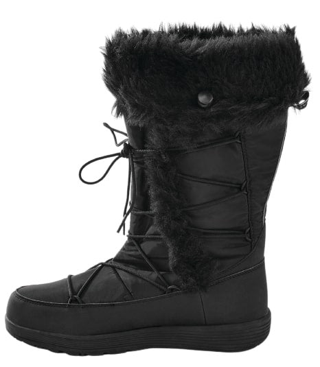 snowboots Cazis dames polyurethaan zwart maat 36