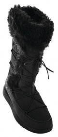 snowboots Cazis dames polyurethaan zwart maat 36