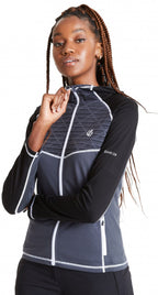 sportjack Pensive dames polyester zwart/grijs maat XXL