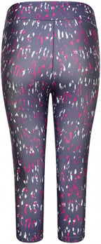 sportlegging Influential 3/4 dames polyester paars mt 44