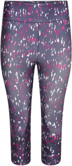 sportlegging Influential 3/4 dames polyester paars mt 44