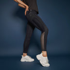 sportlegging Shine Bright dames polyester zwart mt XS