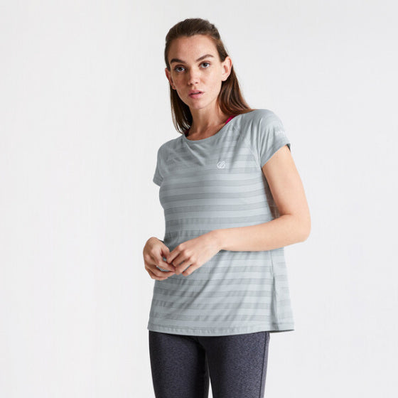 sportshirt Defy dames polyester grijs maat 46
