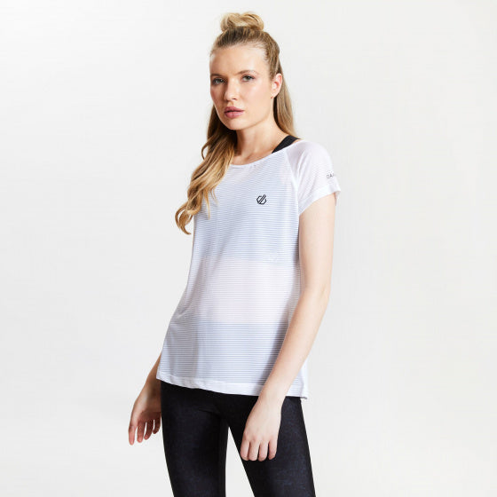 sportshirt Defy dames polyester wit maat 44