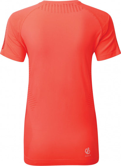 sportshirt Seamless dames polyamide zalmroze mt 36