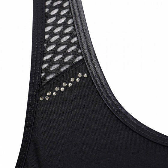 sporttop You're a Gem dames polyester/elastaan zwart maat 46