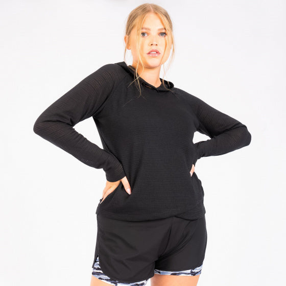sweater Result dames polyester zwart maat XXS
