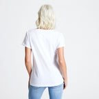 T-shirt Improve dames katoen wit maat 36