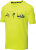 Dare 2b T-shirt Rightful junior polyester lime maat 140