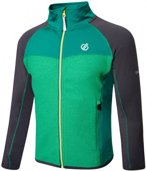 trainingsjack Except Core junior groen/antraciet mt 176