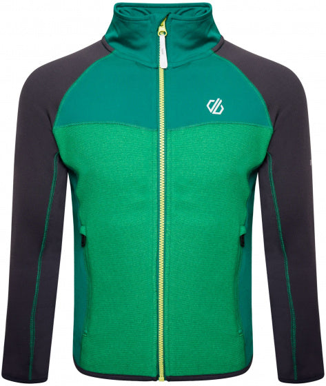 trainingsjack Except Core junior groen/antraciet mt 176