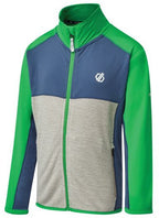 trainingsjack Except Core junior groen/donkerblauw mt 104