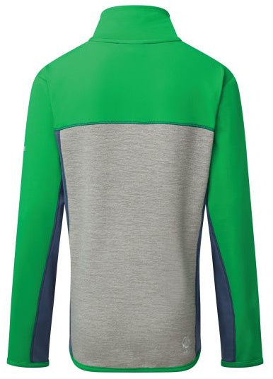 trainingsjack Except Core junior groen/donkerblauw mt 104