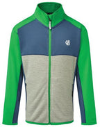 trainingsjack Except Core junior groen/donkerblauw mt 104