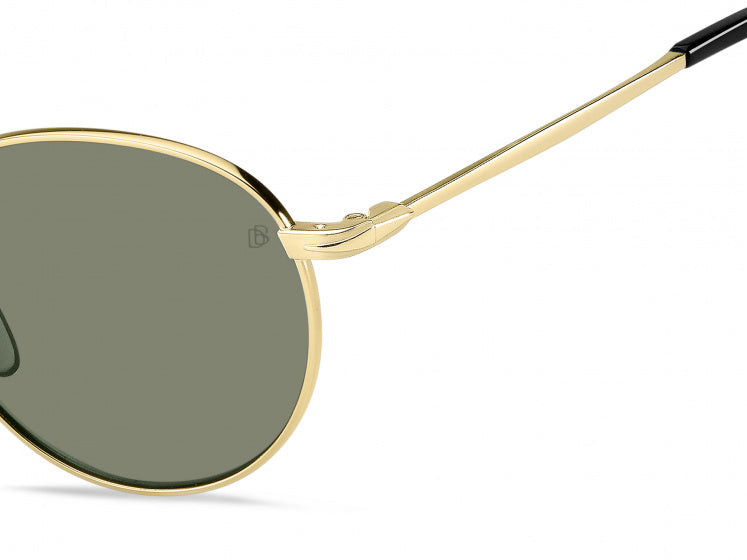 zonnebril 1005/S heren cat.3 rond RVS goud/groen