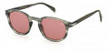 zonnebril 1007/S heren cat. 3 rond grijs/roze
