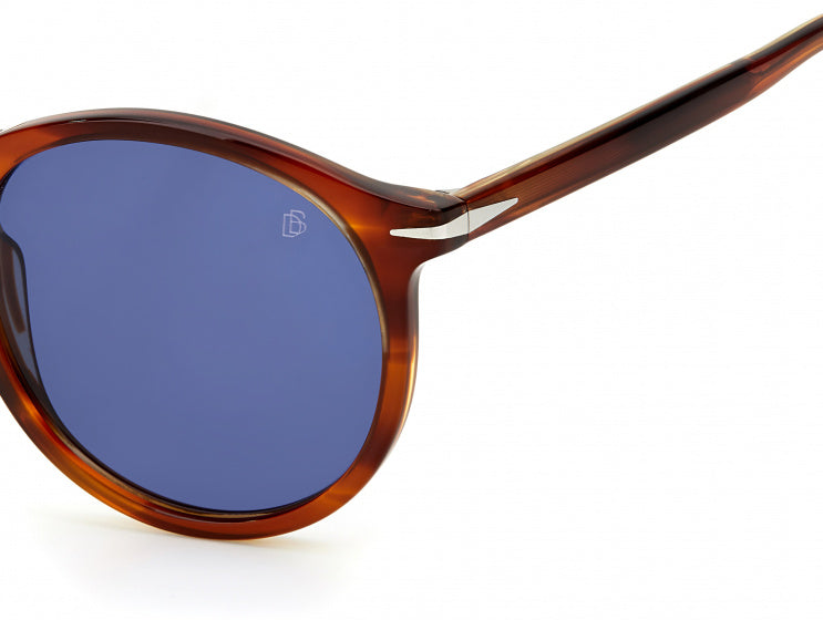zonnebril 1009/S heren cat. 3 rond bruin/blauw