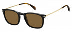 zonnebril 1034/S heren cat.3 vierkant goud/bruin