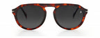 zonnebril 7009/S heren cat. 3 rond rood/grijs