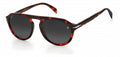 zonnebril 7009/S heren cat. 3 rond rood/grijs