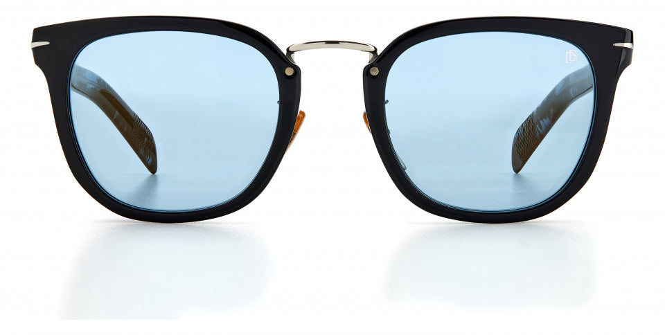 zonnebril 7038/G/S cat.3 vierkant zwart/blauw