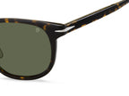zonnebril 7040/F/S heren cat. 3 rond bruin/groen
