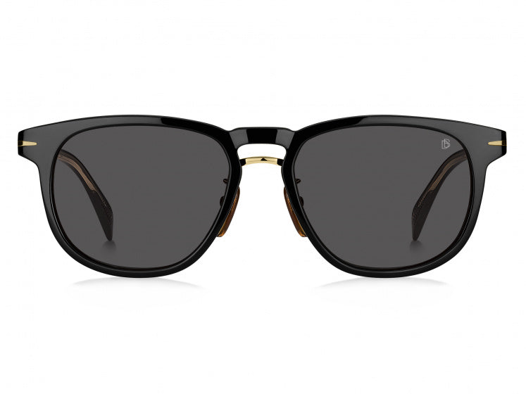 zonnebril 7040/F/S heren cat. 3 rond goud/zwart