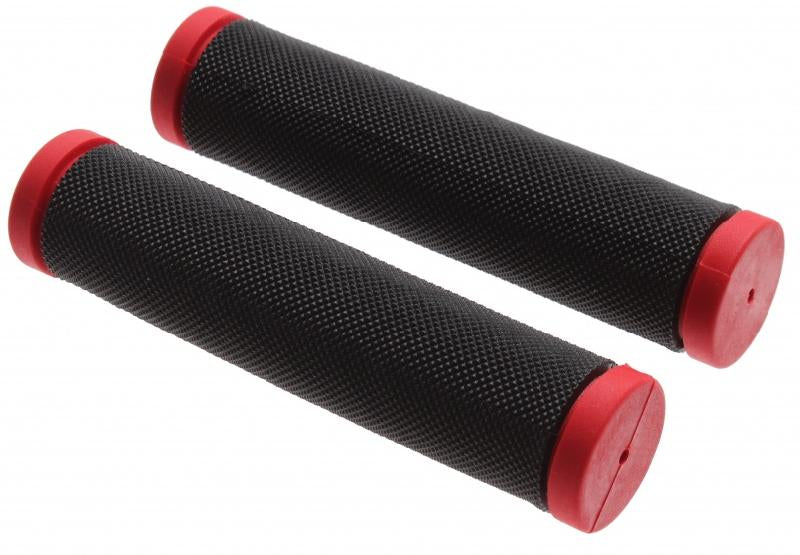 Topeak handvat set zwart-rood 130 mm g6-a bulk