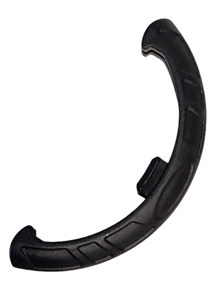 Eurofender spatbordstang bumper kunststof zwart