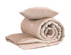 dekbedovertrek Snow 260 x 220/240 cm katoen roze
