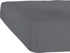 hoeslaken Case 120/130 x 200/220 cm h30 katoen donkergrijs