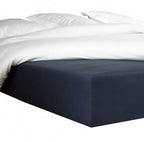 hoeslaken Bumblebee 70 x 200 cm h30 katoen marineblauw