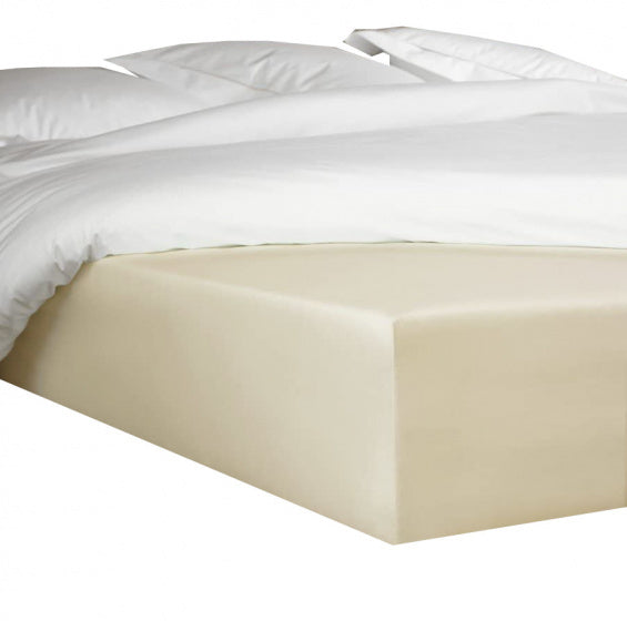 hoeslaken Bumblebee 70 x 200 cm h40 katoen lichtbruin