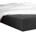 hoeslaken Bumblebee 80 x 200 cm h40 katoen donkergrijs