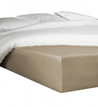 hoeslaken Bumblebee 80 x 200 cm h40 katoen taupe