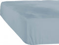 hoeslaken Case 160 x 220 cm katoen blauw