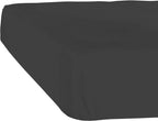 hoeslaken Case 180 x 200/220 cm h30 katoen zwart