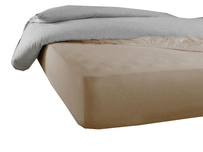 matrasbeschermer Skin 200 x 200/210 cm h40 tencel PU beige