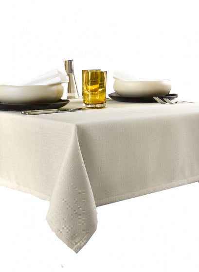 tafellaken Gibson 170 cm polyester beige